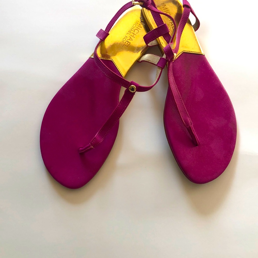 authentic MK purple sandals 9